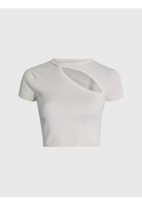 Top Con Abertura Mujer Beige Calvin Klein