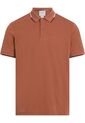 Polo Rojo Slim Con Detalle En Bordes Calvin Klein de Calvin Klein