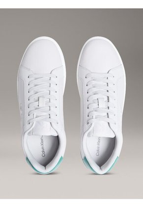 Tenis Gris Classic Cupsole Con Monograma Calvin Klein