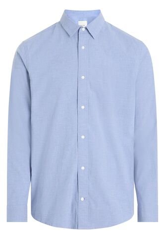 Camisa Azul Chambray Ligera Manga Larga Calvin Klein Calvin Klein