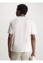 Camiseta Con Cuello Redondo Beige Hombre Beige Calvin Klein de Calvin Klein