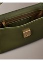 Bolso Verde De Hombro Con Emblema Metálico Calvin Klein de Calvin Klein