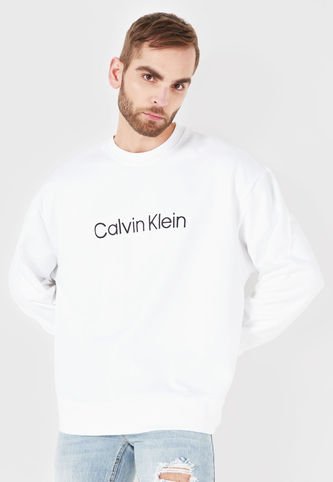 Buzo calvin best sale klein blanco