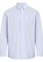 Camisa Azul Poplin Con Multi Rayas Calvin Klein de Calvin Klein