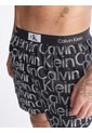 Bóxer Negro De Algodón Con Estampado Calvin Klein de Calvin Klein