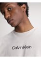 Camiseta Con Cuello Redondo Beige Hombre Beige Calvin Klein de Calvin Klein