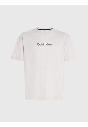 Camiseta Con Cuello Redondo Beige Hombre Beige Calvin Klein