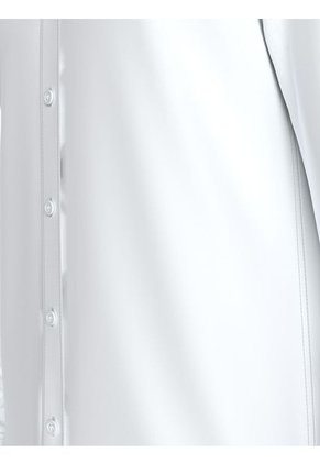 Camisa Blanca Slim Con Mini Monograma Calvin Klein