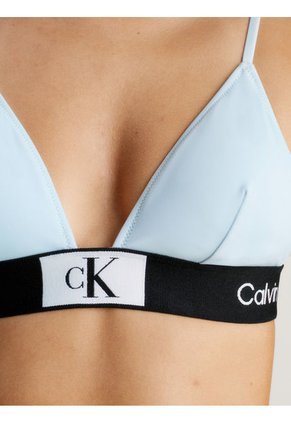 Parte Azul De Arriba De Bikini De Triángulo - CK96 Calvin Klein