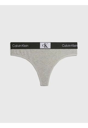 Pantie Gris Tipo Tanga Moderna En Algodón Calvin Klein