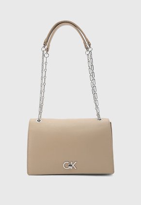 Bolso Calvin Klein Chain Caqui