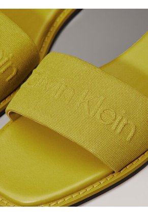 Sandalias Verde De Lona Calvin Klein