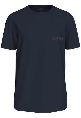 Camiseta Negra Con Logo Tonal Calvin Klein Calvin Klein