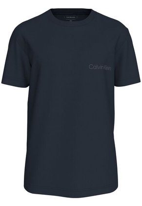 Camiseta Negra Con Logo Tonal Calvin Klein