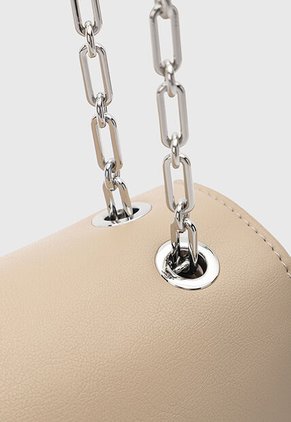 Bolso Calvin Klein Chain Caqui