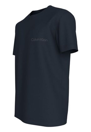 Camiseta Negra Con Logo Tonal Calvin Klein