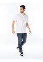 Polo Blanco Piqué De Algodón Calvin Klein de Calvin Klein