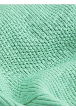 Crop Top Verde De Punto Cropped Con Espalda Abierta Calvin Klein