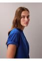 Camiseta Azul Boxy Cocktail Logo Calvin Klein de Calvin Klein