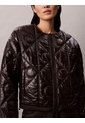 Chaqueta Negra Acolchada Con Patrón De Logo Calvin Klein de Calvin Klein