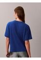 Camiseta Azul Boxy Cocktail Logo Calvin Klein de Calvin Klein