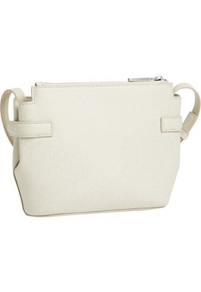Bolso Beige Cruzado De Cuero Sintético Calvin Klein