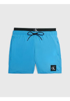 Bañador Con Cintura Doble Hombre Azul Calvin Klein