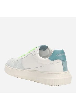 Tenis Blancos Con Logo De Cuero Para Hombre Calvin Klein