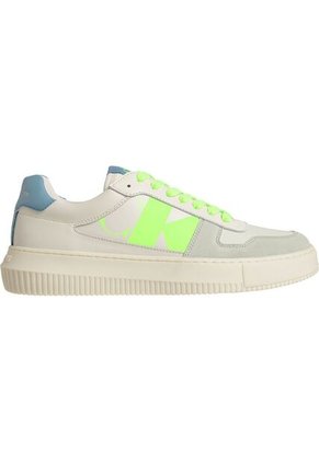 Tenis Blancos Con Logo De Cuero Para Hombre Calvin Klein