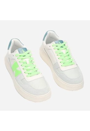 Tenis Blancos Con Logo De Cuero Para Hombre Calvin Klein