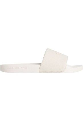 Sandalias Beige De Lona Calvin Klein