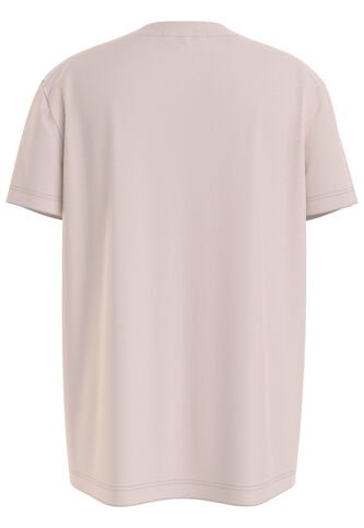 Camiseta Niña Rosada Regular Con Logo Calvin Klein Calvin Klein