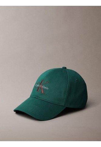 Gorra Verde De Béisbol Con Logo Monograma Bordado Calvin Klein Calvin Klein