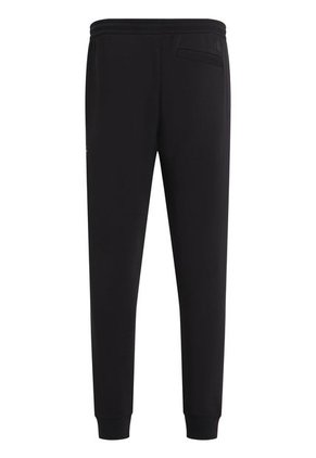 Jogger Negro Con Cintas Laterales Y Logo Repetitivo Calvin Klein