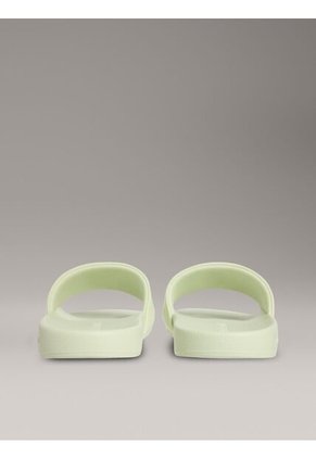 Sandalias Verde Con Monograma En Relieve Calvin Klein