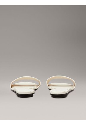 Sandalias Blanco De Jacquard Con Logo Calvin Klein