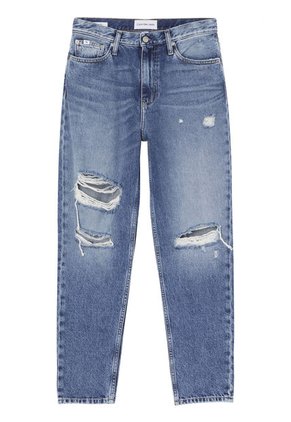 Jeans High Rise Mom Azul Calvin Klein