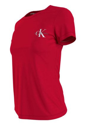 Paquete De 2 Camiseta De Corte Slim Y Diseño De Mo Rojo Calvin Klein