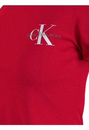 Paquete De 2 Camiseta De Corte Slim Y Diseño De Mo Rojo Calvin Klein