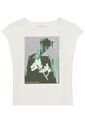 Camiseta Blanca Flutter Floral Para Niña Calvin Klein de Calvin Klein