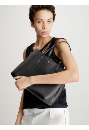 Bolso Tote Reciclado Mujer Negro