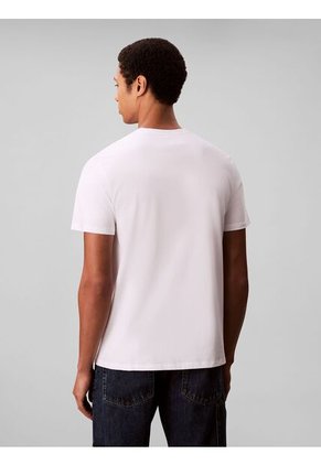Camiseta Blanca Con Estampado Gráfico De New York Calvin Klein