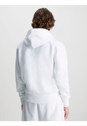 Sudadera Con Capucha Y Logo Hombre Blanco Hombre Blanco Calvin Klein