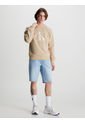 Sudadera Con Monograma Hombre Beige Calvin Klein de Calvin Klein