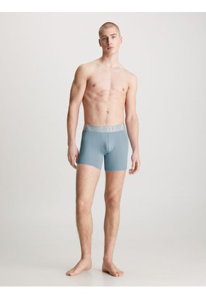 Pack De 3 Boxer Brief En Microfibra - Steel Calvin Klein