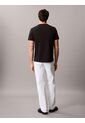 Camiseta Negra Con Diseño Apilado Calvin Klein de Calvin Klein
