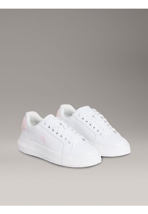 Tenis Blanco Chunky Cupsole Con Parche Calvin Klein