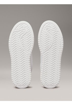 Tenis Blanco Low Cut Con Cordones Para Niñas Calvin Klein