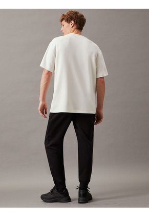 Jogger Negro De Chándal Con Monograma Calvin Klein