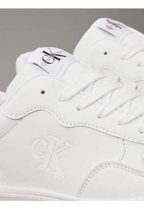 Tenis Blanco Low Cut Con Cordones Para Niñas Calvin Klein